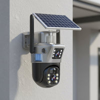 DUALGUARD CAM – Bezprzewodowa kamera 4K z panelem solarnym i panoramicznym widokiem 360°