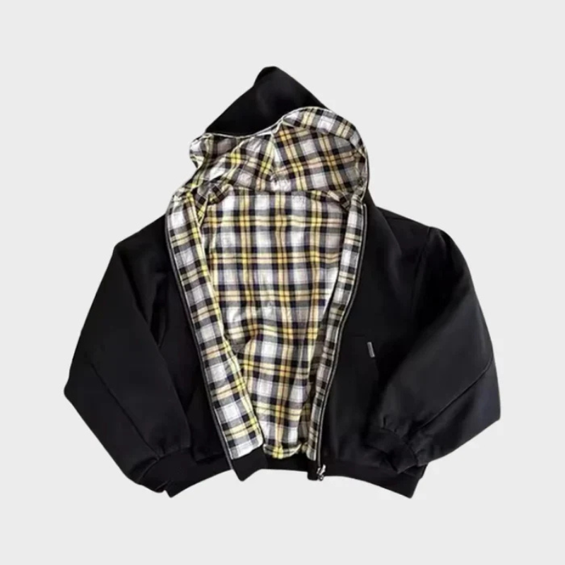 Dwustronna bluza oversize z kapturem