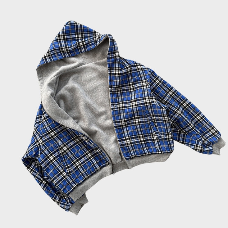 Dwustronna bluza oversize z kapturem