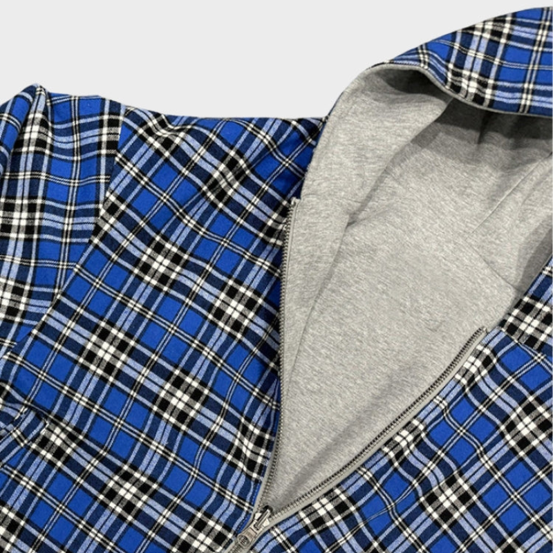 Dwustronna bluza oversize z kapturem