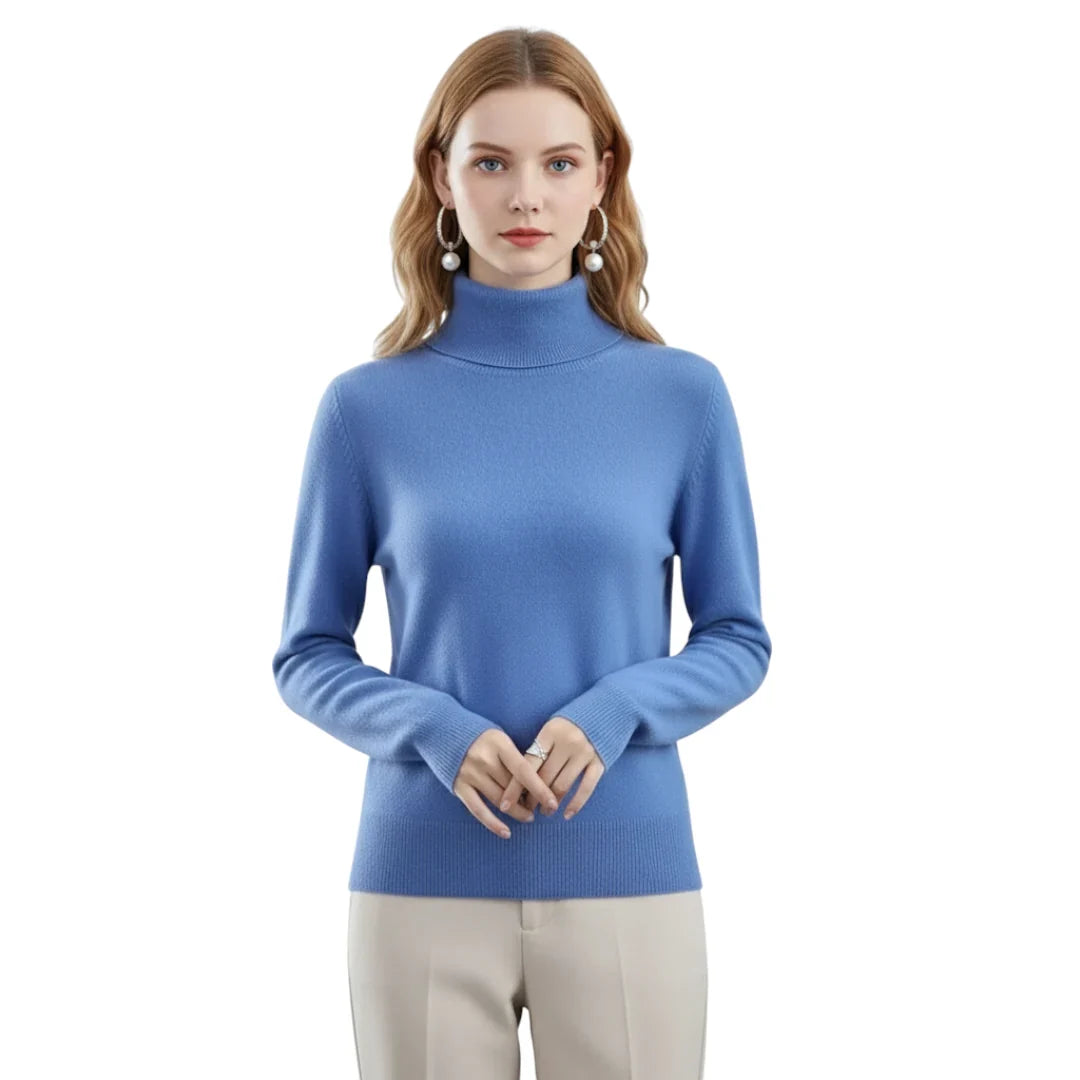 Elegancki sweter damski z dzianiny – ciepły i wygodny