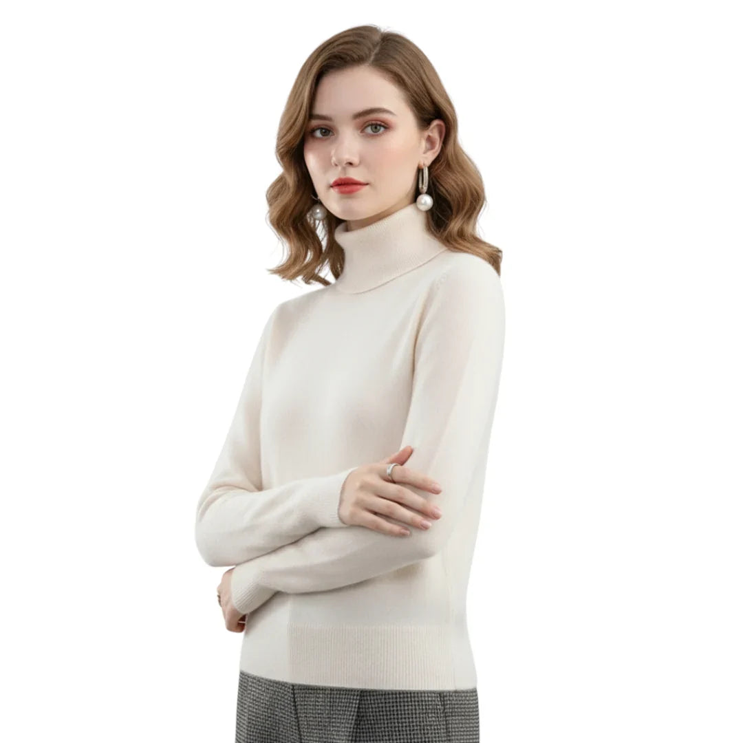 Elegancki sweter damski z dzianiny – ciepły i wygodny