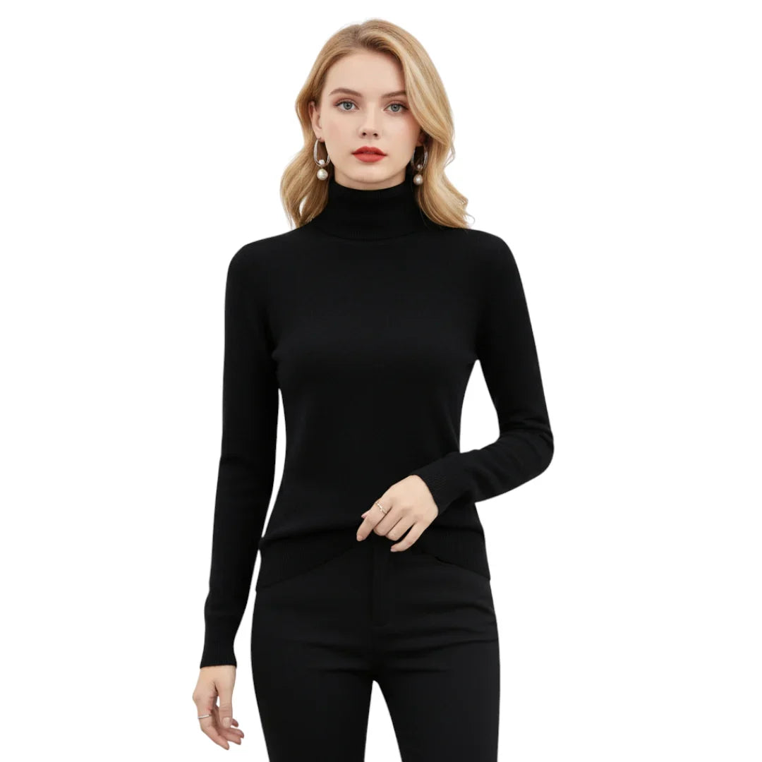 Elegancki sweter damski z dzianiny – ciepły i wygodny