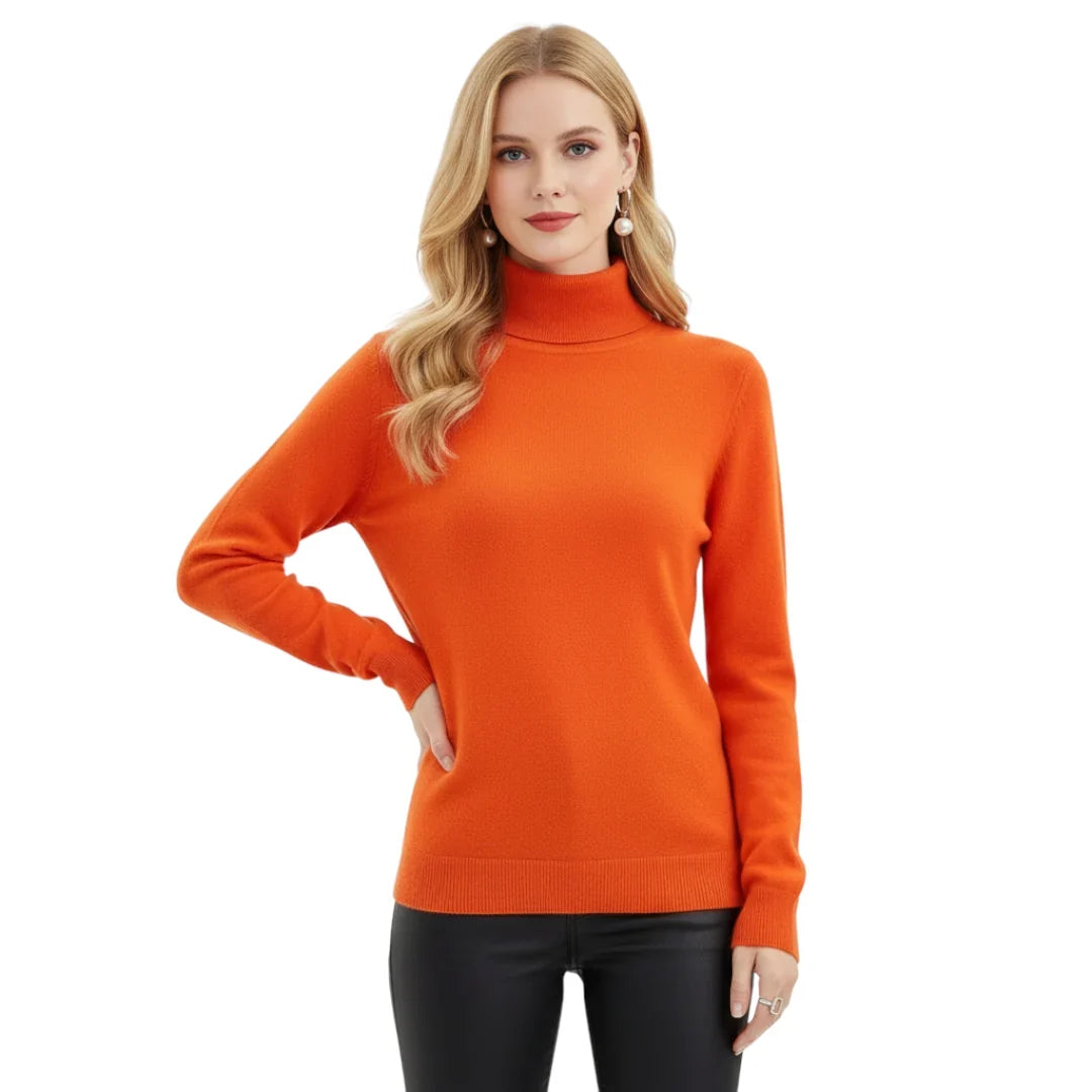 Elegancki sweter damski z dzianiny – ciepły i wygodny