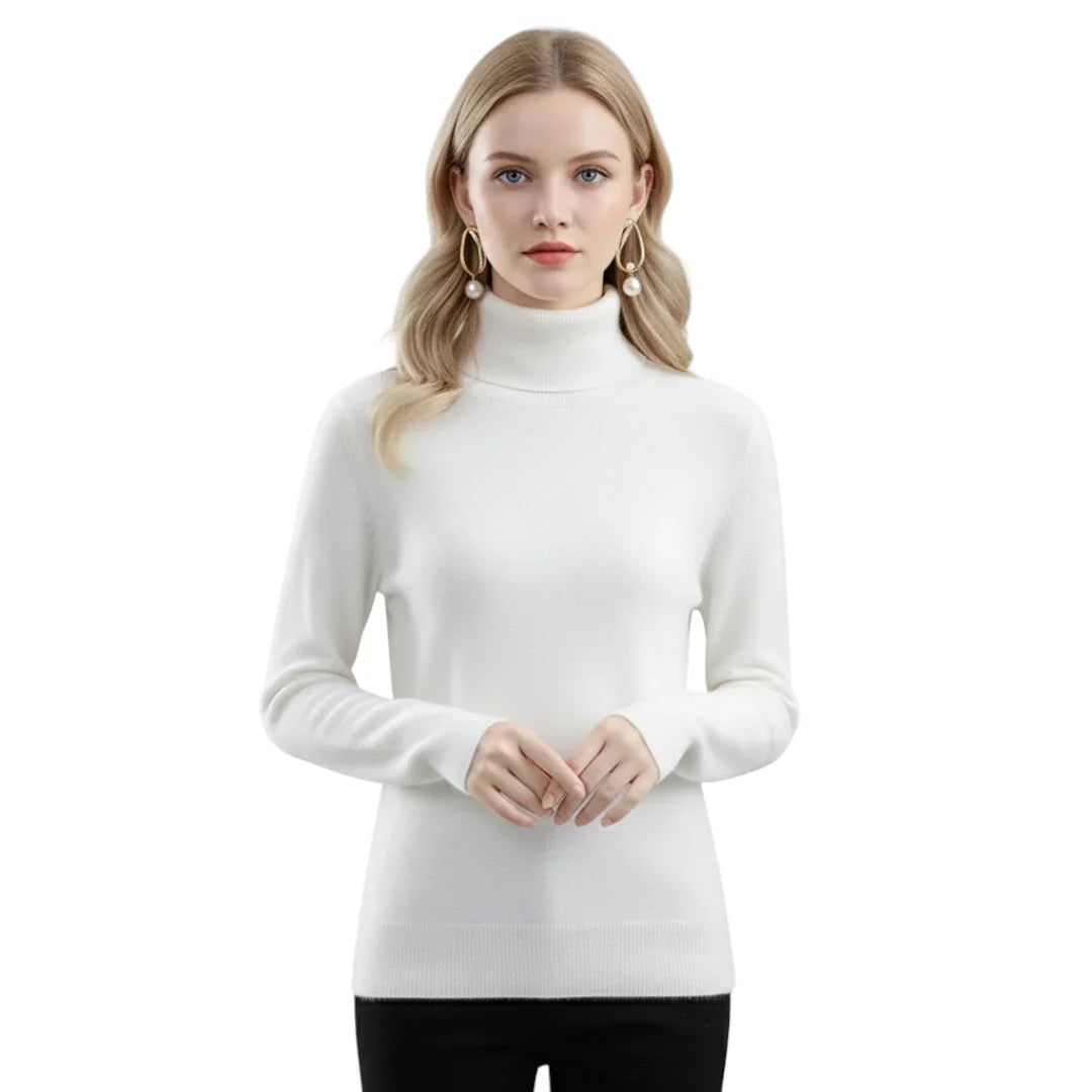 Elegancki sweter damski z dzianiny – ciepły i wygodny