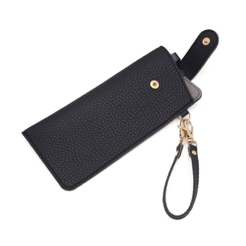 Eleganckie skórzane etui na okulary