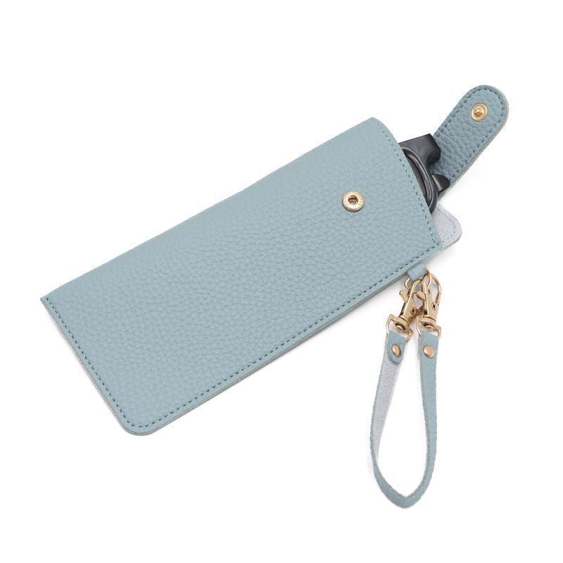 Eleganckie skórzane etui na okulary