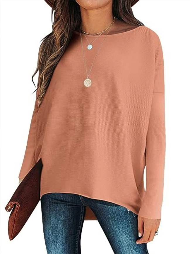 Eline | Elegant oversized knitted jumper for autumn
