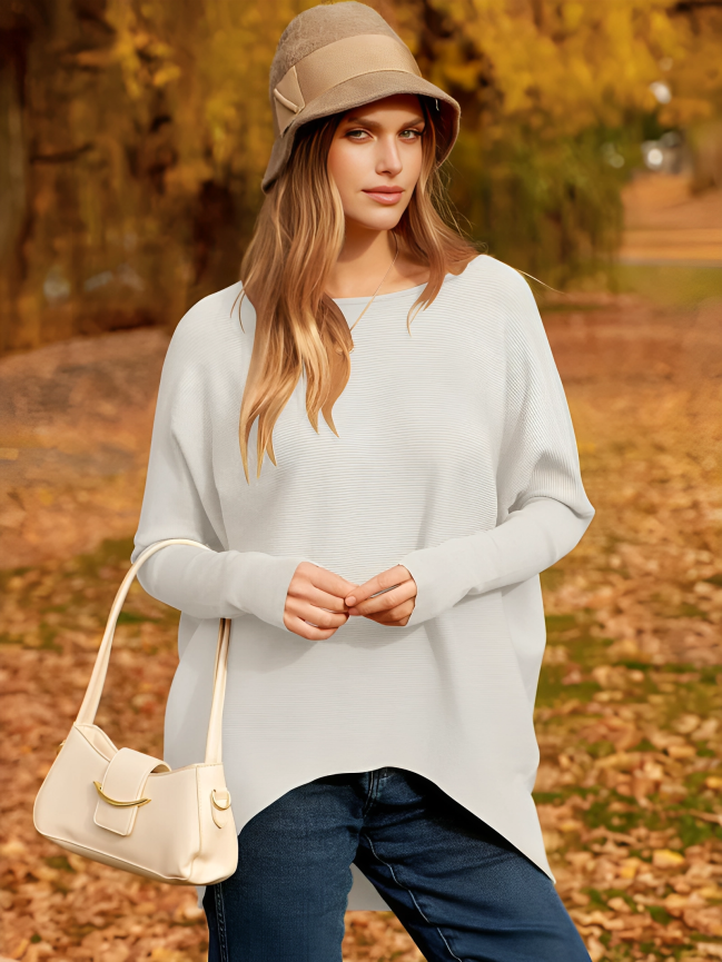 Eline | Elegant oversized knitted jumper for autumn