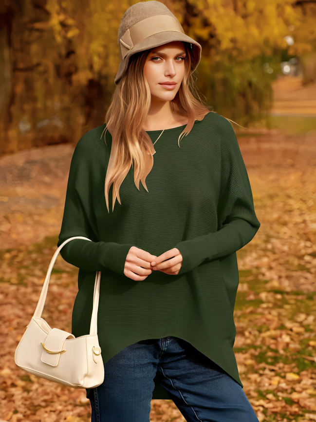 Eline | Elegant oversized knitted jumper for autumn