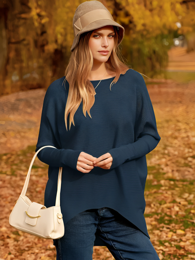 Eline | Elegant oversized knitted jumper for autumn