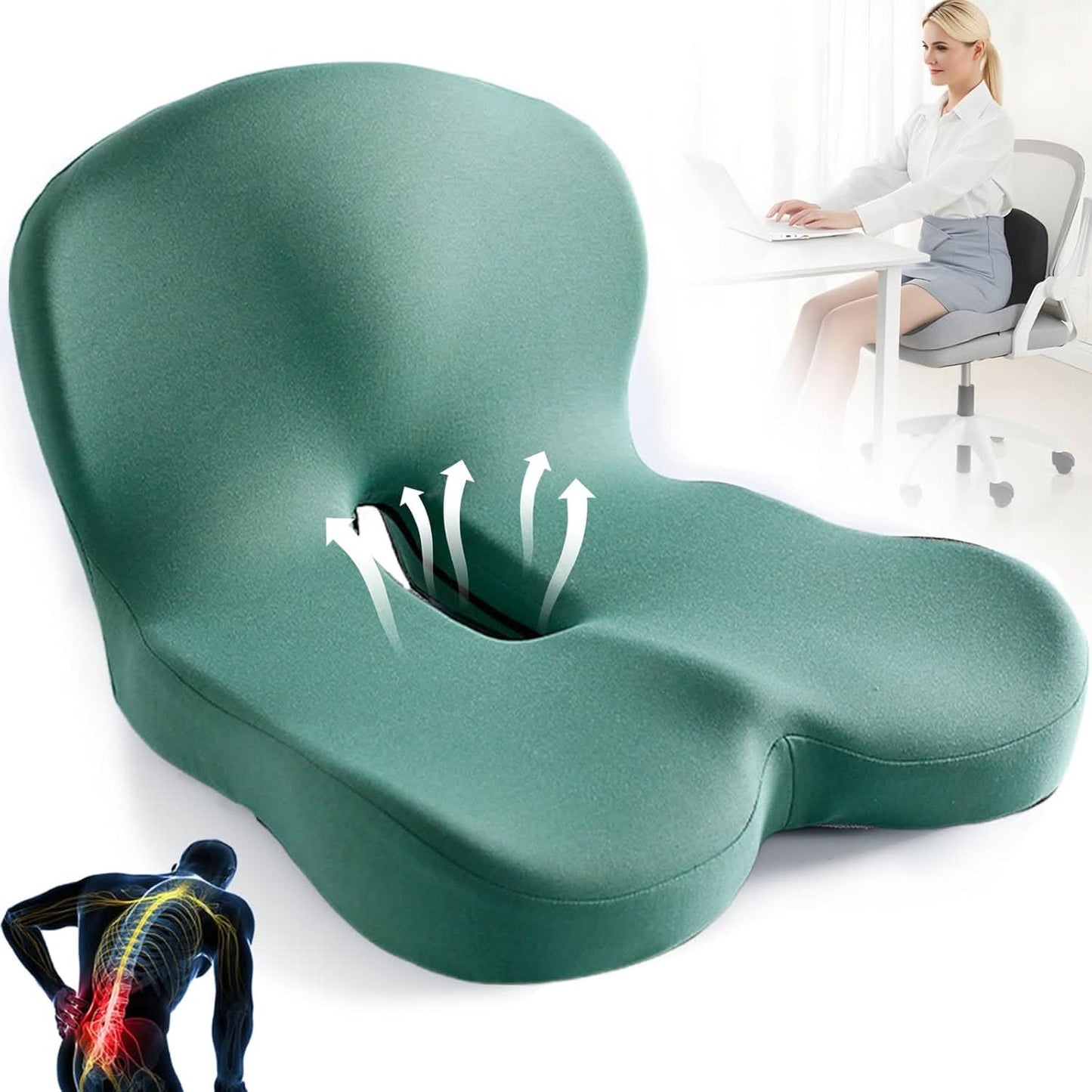 ERGOCOMFORT PAD – Premium Memory Foam Pillow for Posture & Comfort