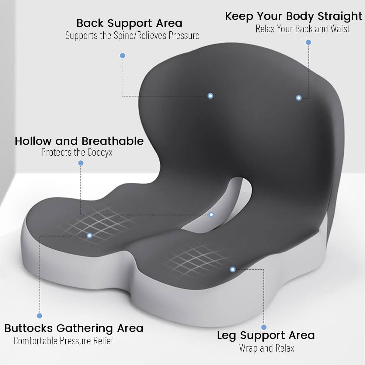 ERGOCOMFORT PAD – Premium Memory Foam Pillow for Posture & Comfort