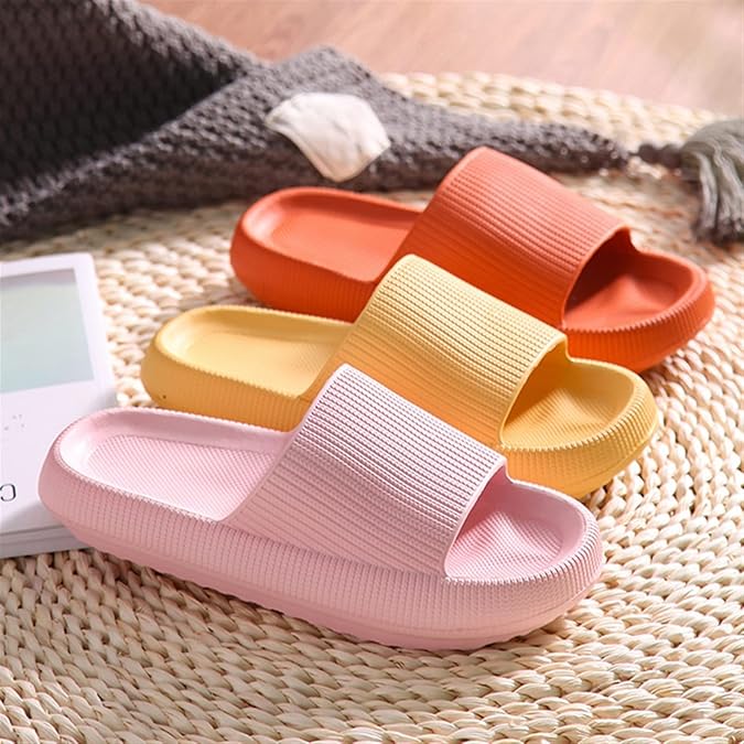 Ergonomic Slippers with Shock-Absorbing Sole