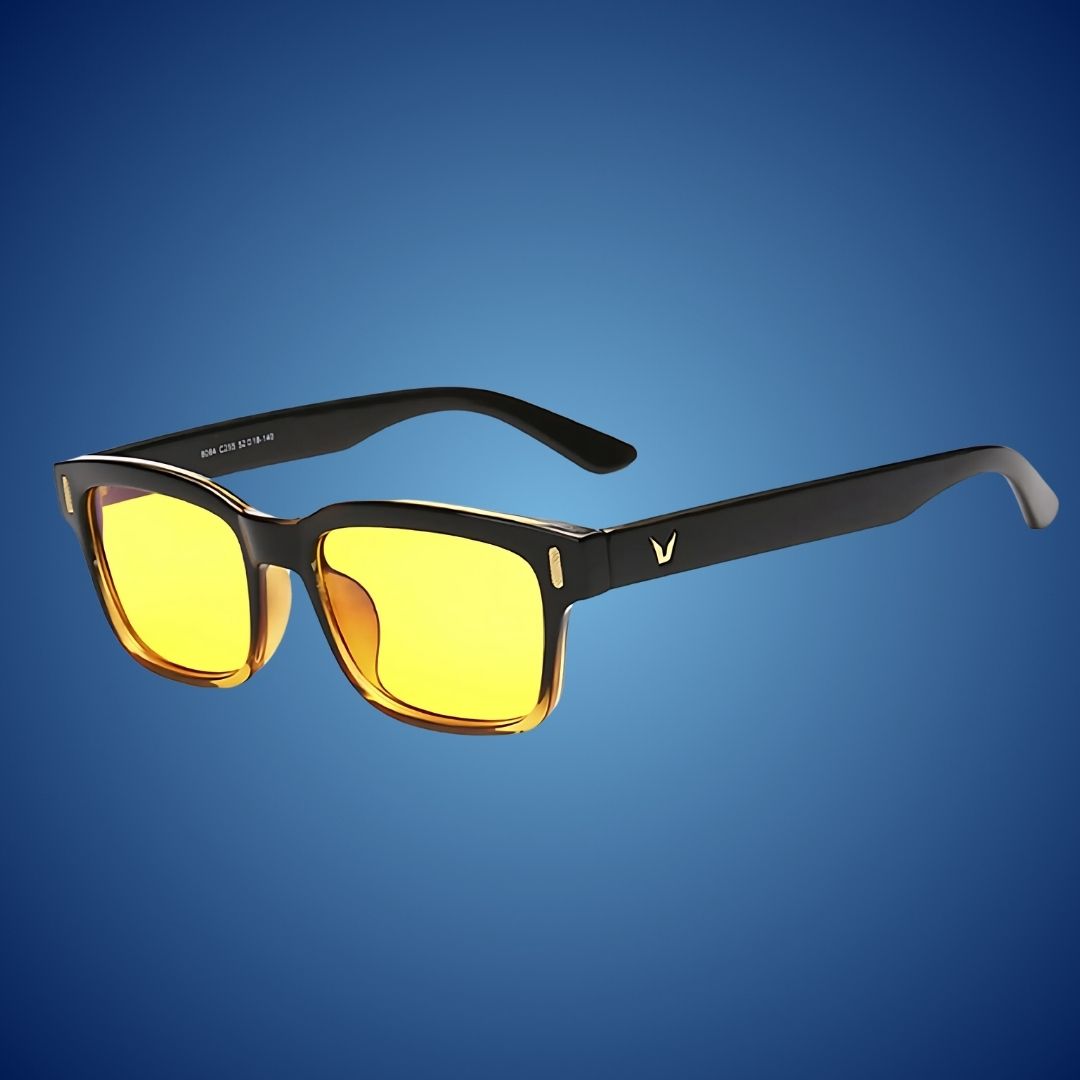 EyeShield Pro Blue Light Blocking Computer Glasses | With UV Protection - Reduces Eye Strain - Improves Sleep Quality - Relieves Eye Fatigue Glevato