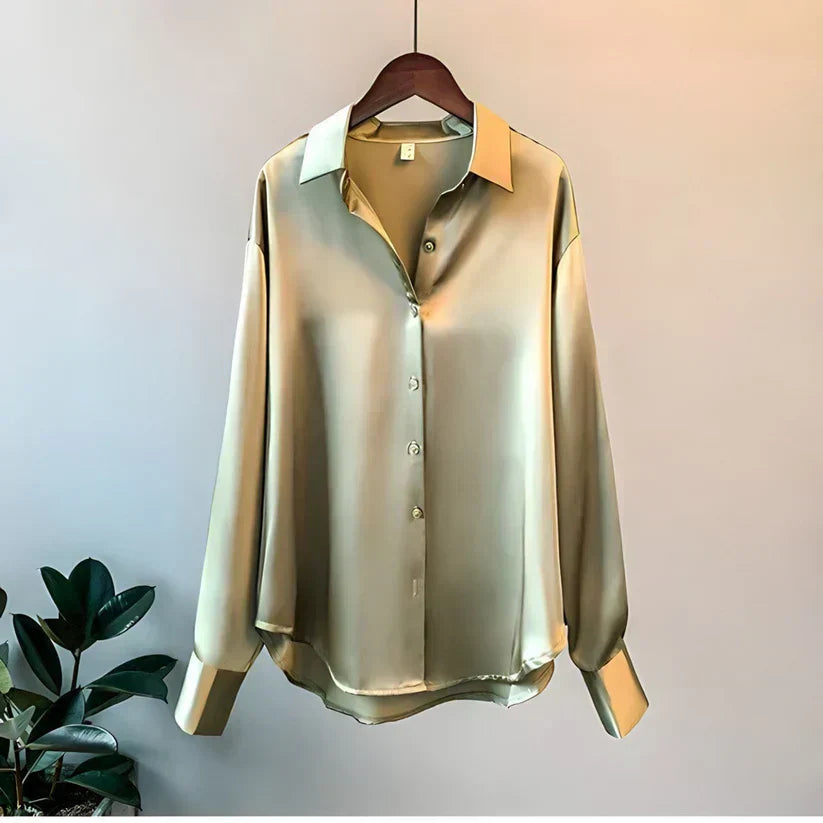 Fifine | Women's Silk Shirt | Elegant, Luxurious & Versatile | Perfect for Autumn