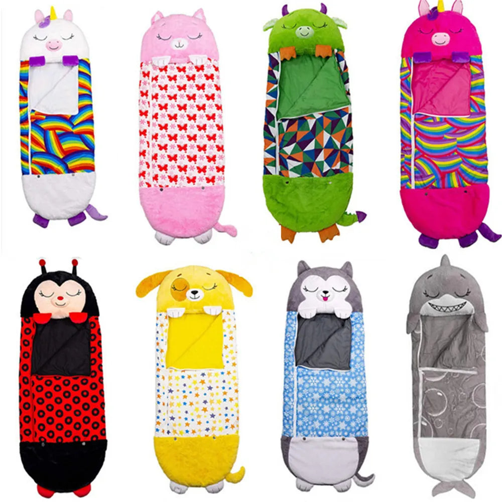 Foldable Animal-Shaped Sleeping Bag for Kids – Snoozi