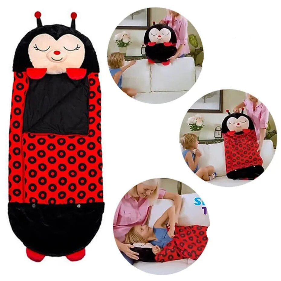 Foldable Animal-Shaped Sleeping Bag for Kids – Snoozi