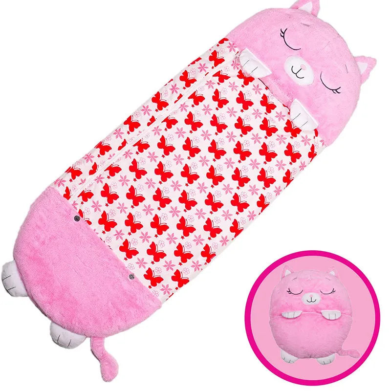 Foldable Animal-Shaped Sleeping Bag for Kids – Snoozi