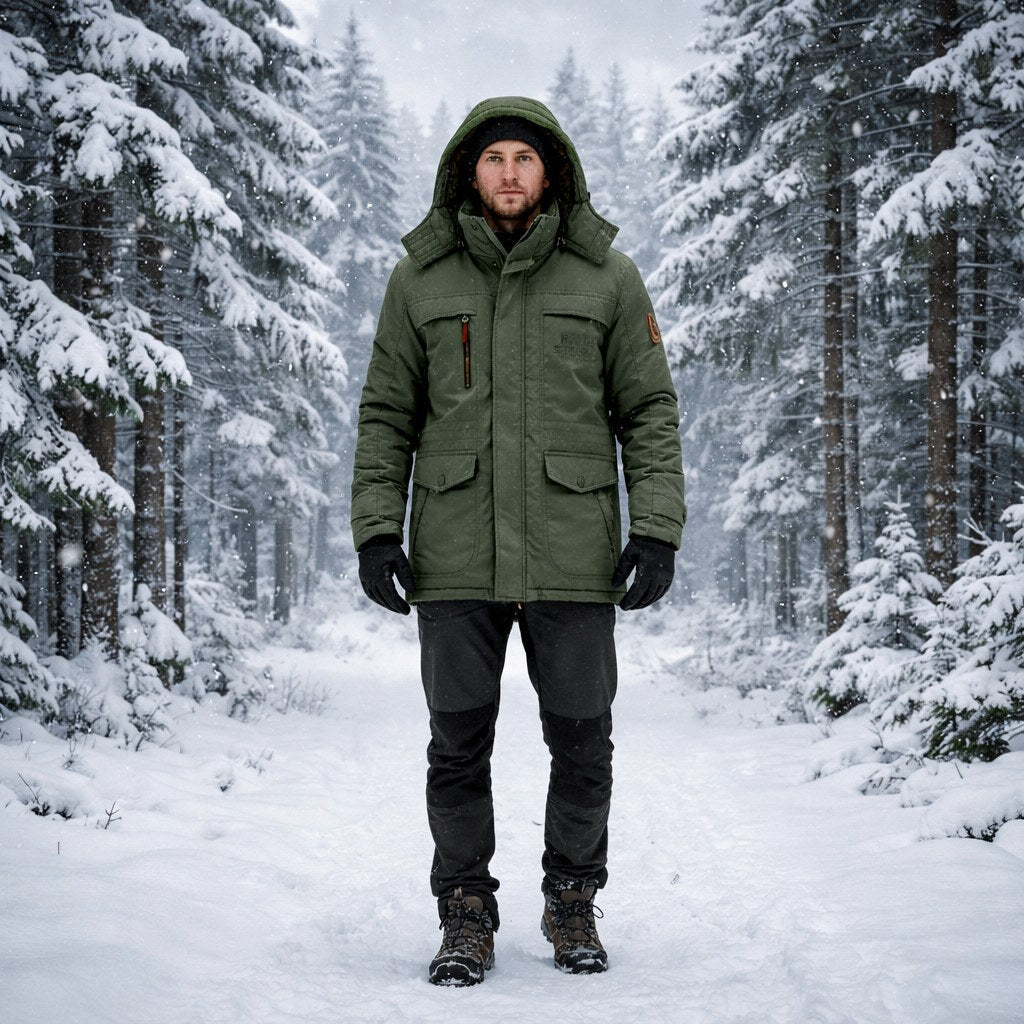 FROSTGUARD – Padded Parka for Warmth & Protection on Cold Days