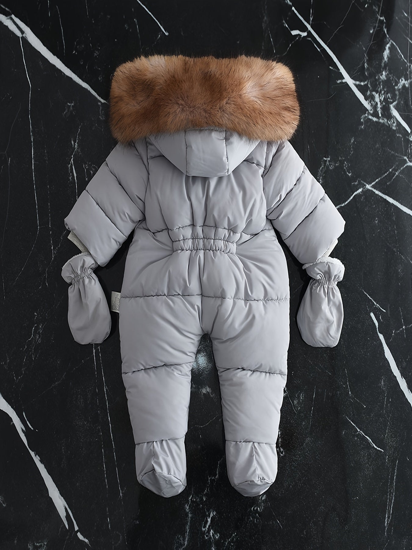 Frosty Baby Sleepsuit - Luxury Winter Sleepsuit with Hood for the Colder Months