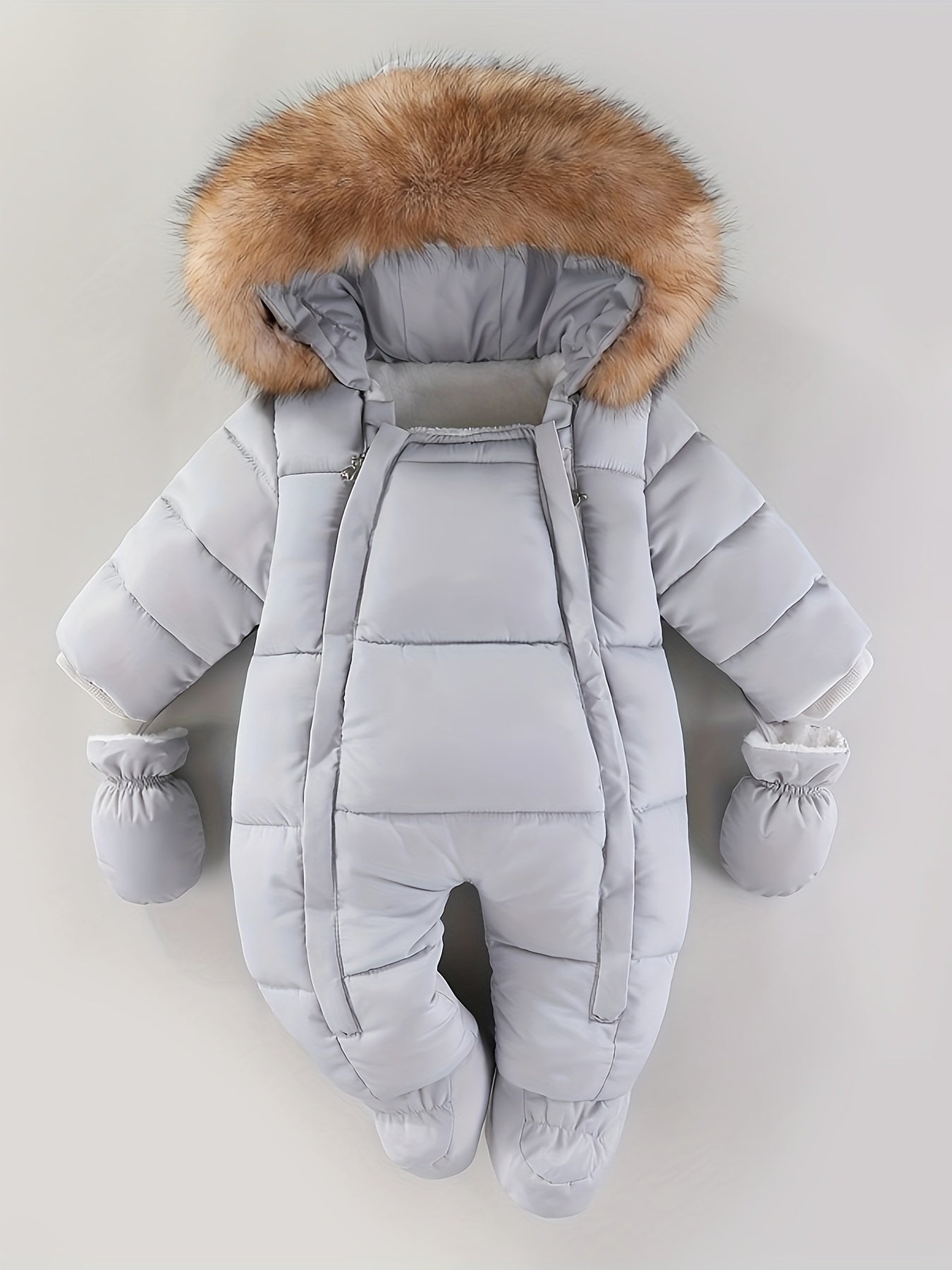Frosty Baby Sleepsuit - Luxury Winter Sleepsuit with Hood for the Colder Months