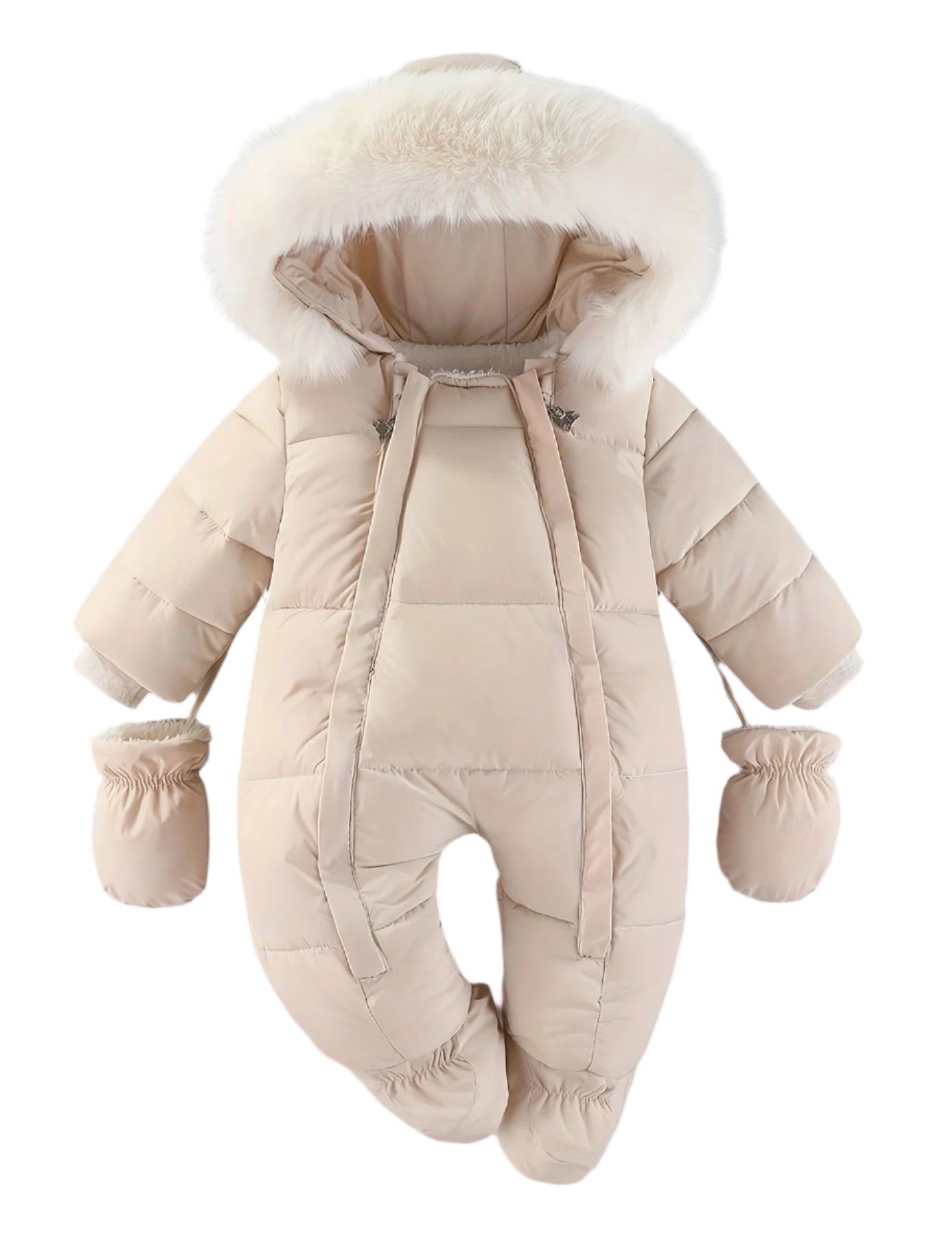 Frosty Baby Sleepsuit - Luxury Winter Sleepsuit with Hood for the Colder Months