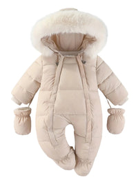 Frosty Baby kombinezon do spania - luksusowy zimowy kombinezon z kapturem na chłodniejsze miesiące