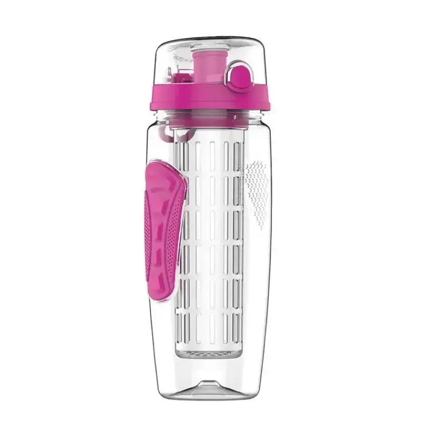 Fruit Infuser Bottle with Long Infuser Case and Time Indicator