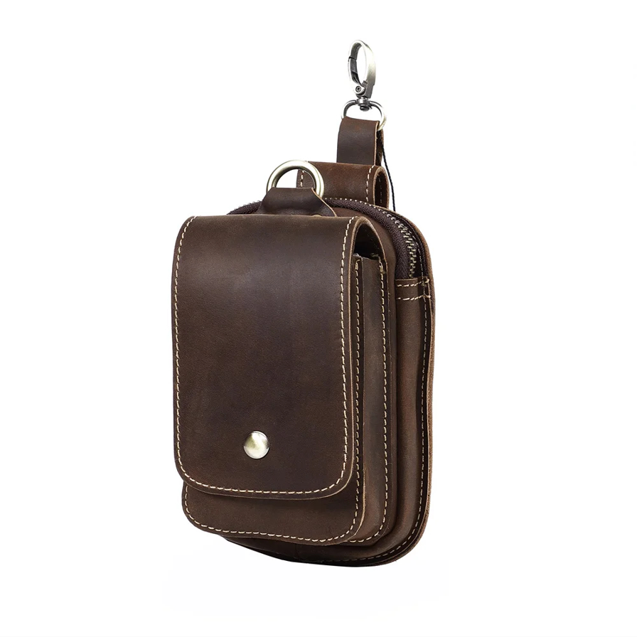 Genuine Leather Men’s Waist Pack - Image 2