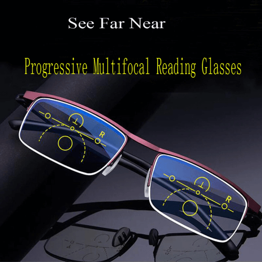 German Smart Progressive Glasses For Clear Reading And Driving Vision