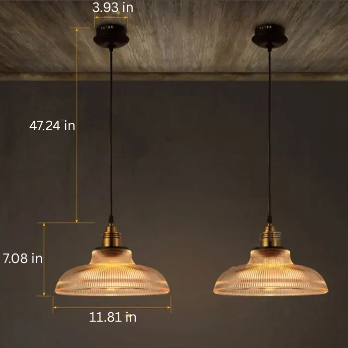 Glass Pendant Lamp - CrystalLoom