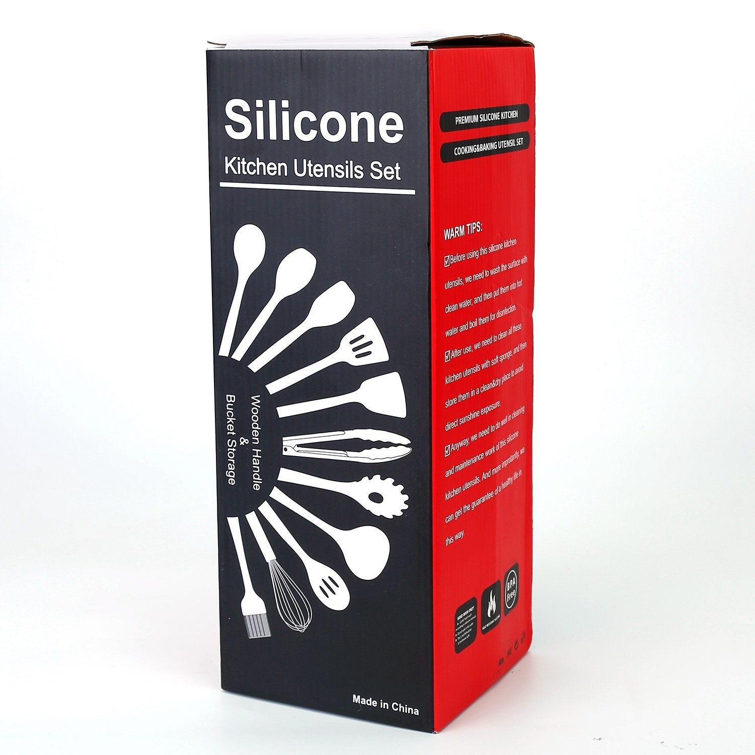 Glevato | 11-Piece: Silicone Kitchen Utensil Set