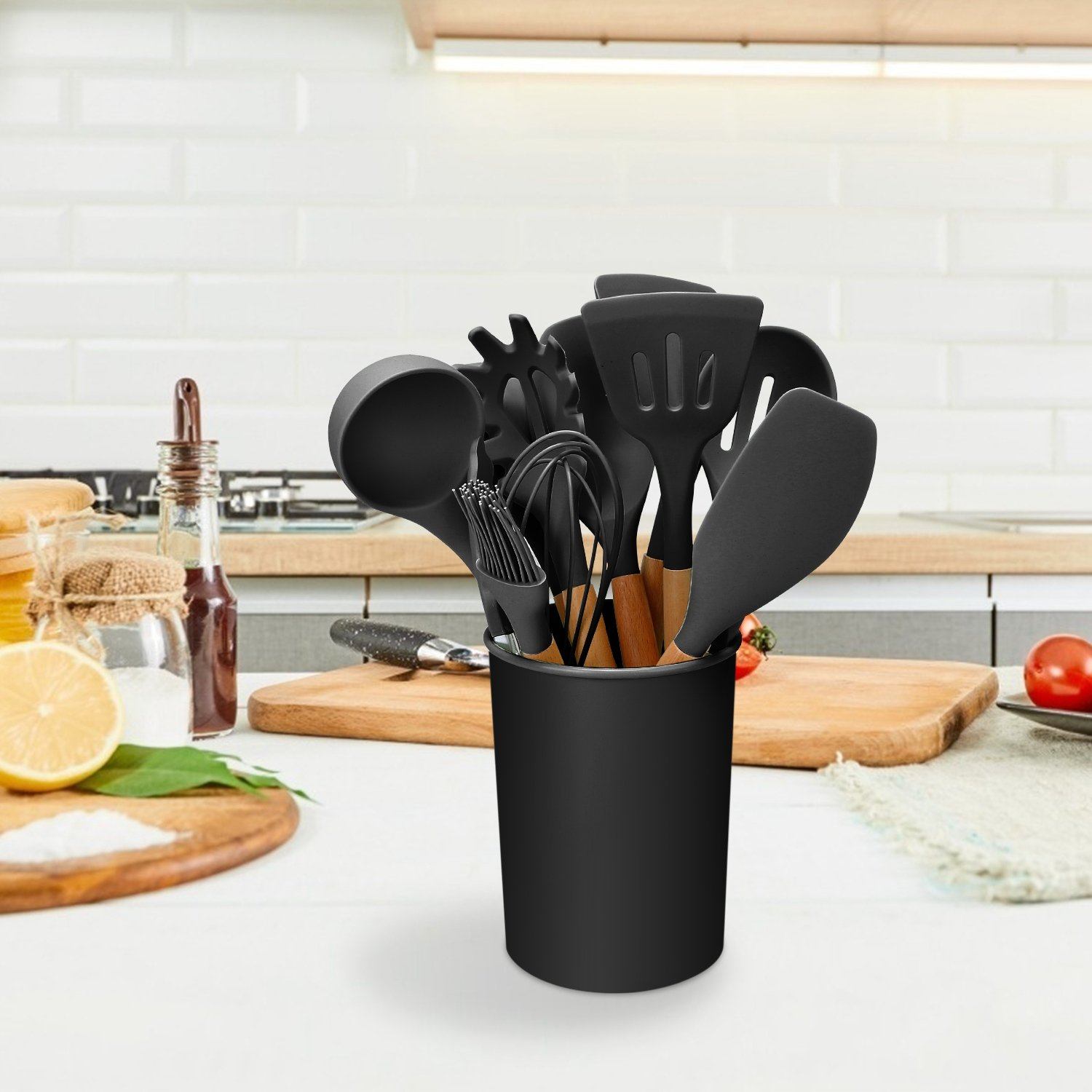 Glevato | 11-Piece: Silicone Kitchen Utensil Set