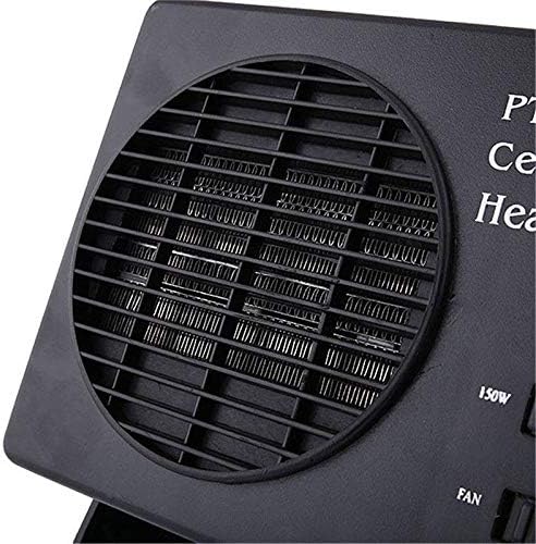 Glevato | 12V Ceramic Car Heater Fan | 150W-300W | Portable Defroster with Automatic Thermostat