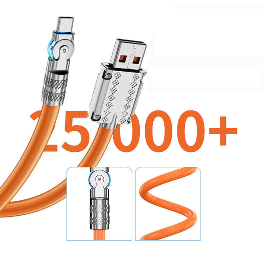 Glevato | 180° Anti-Break Fast Charging Data Cable (120W)