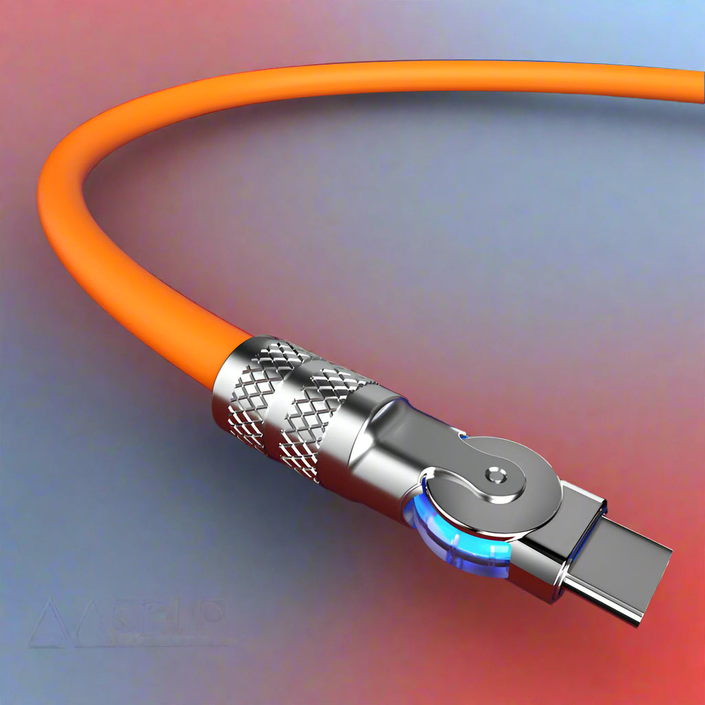 Glevato | 180° Anti-Break Fast Charging Data Cable (120W)