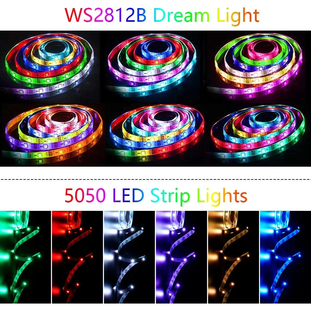 Glevato | 1M-20M RGB LED Strip 5V LED