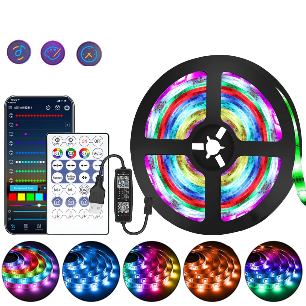 Glevato | 1M-20M RGB LED Strip 5V LED