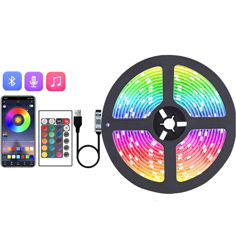 Glevato | 1M-20M RGB LED Strip 5V LED