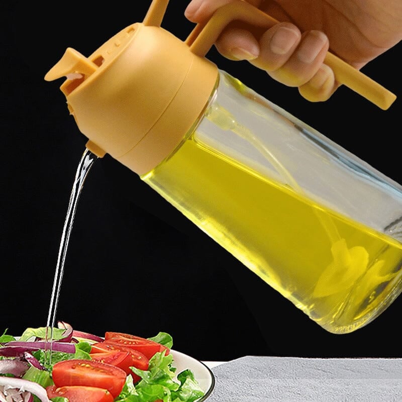 Glevato | 2-in-1 Glass Oil Sprayer and Dispenser
