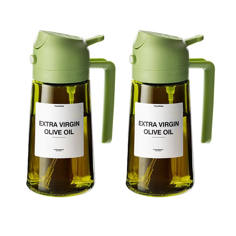 Glevato | 2-in-1 Glass Oil Sprayer and Dispenser