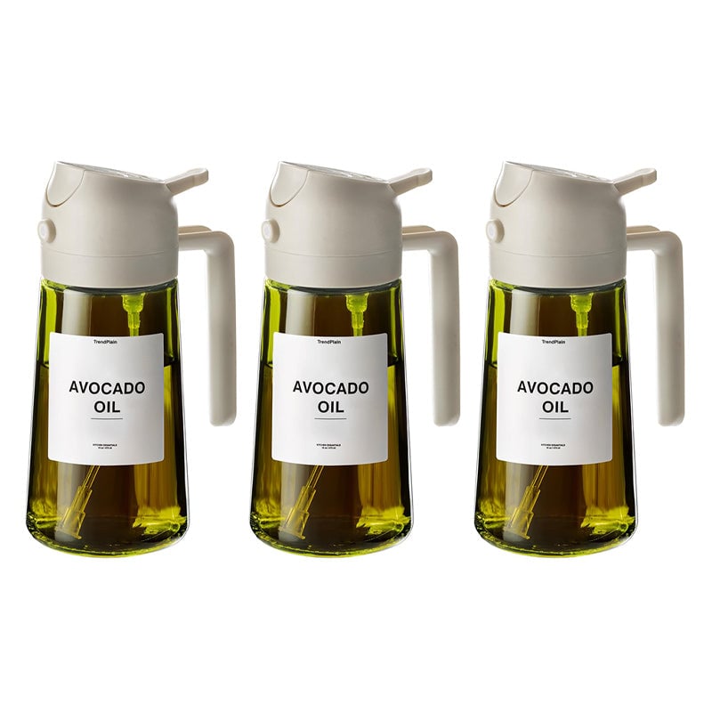 Glevato | 2-in-1 Glass Oil Sprayer and Dispenser