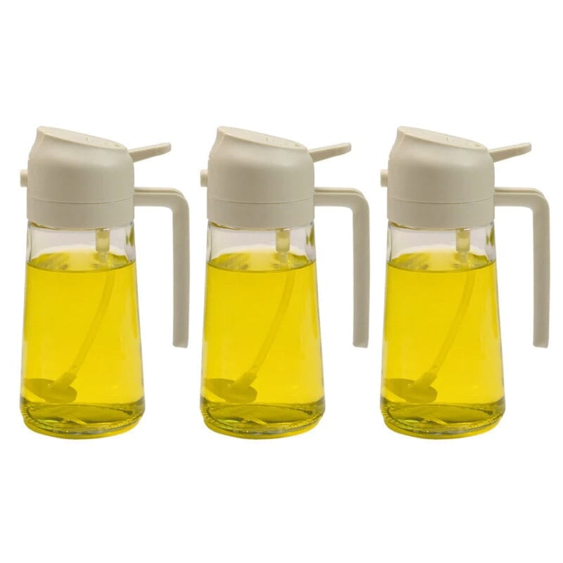 Glevato | 2-in-1 Glass Oil Sprayer and Dispenser