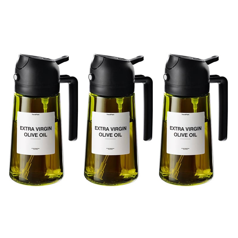 Glevato | 2-in-1 Glass Oil Sprayer and Dispenser