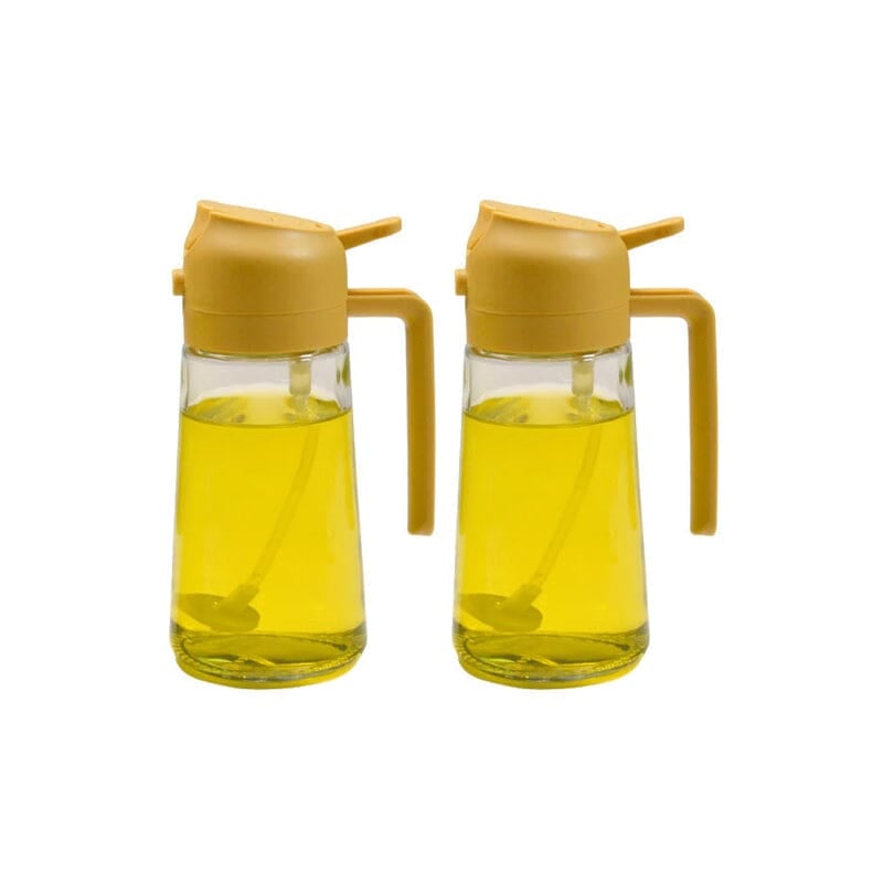 Glevato | 2-in-1 Glass Oil Sprayer and Dispenser