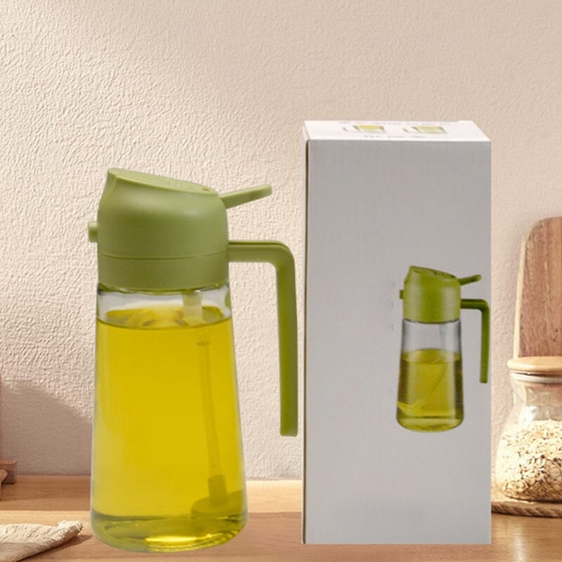 Glevato | 2-in-1 Glass Oil Sprayer and Dispenser