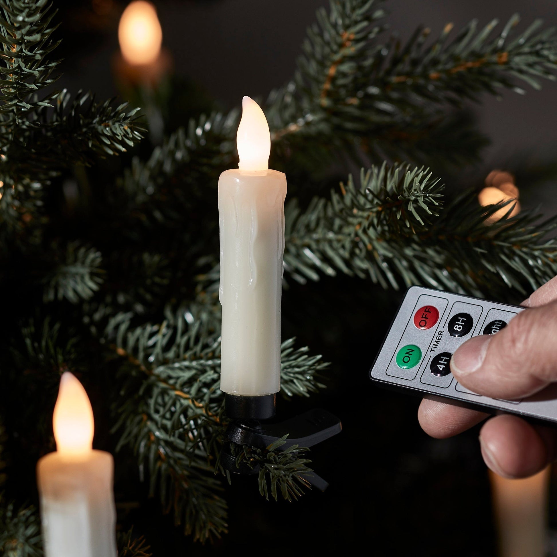Glevato | 20 LED Wireless Christmas Tree Candles
