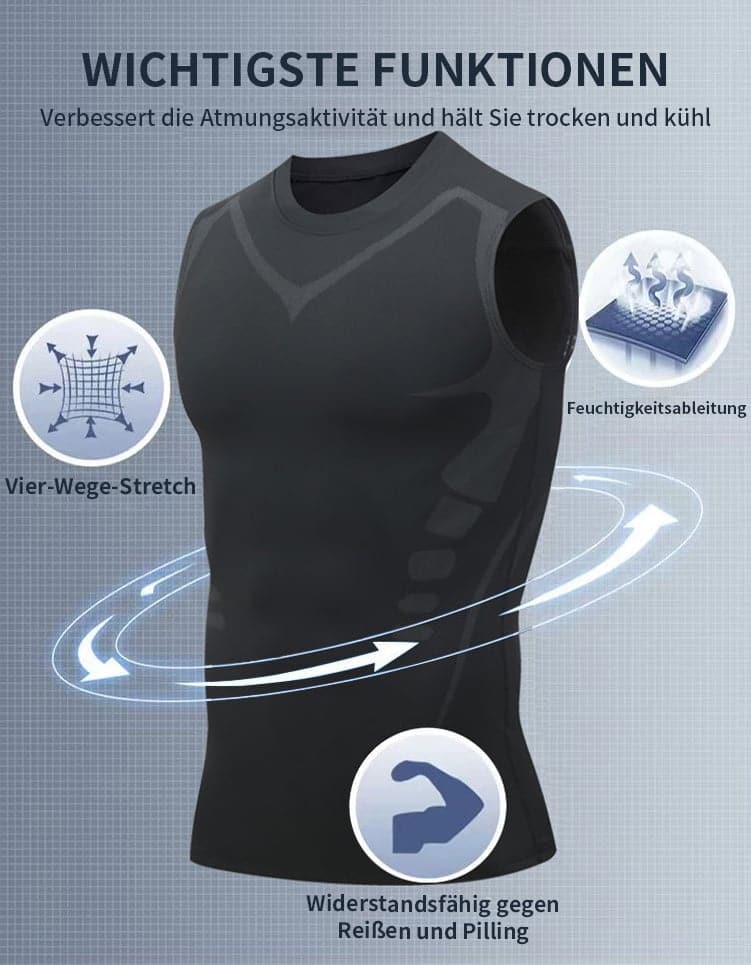 Glevato | 2024 New Version Ionic Shaping Sleeveless Shirt