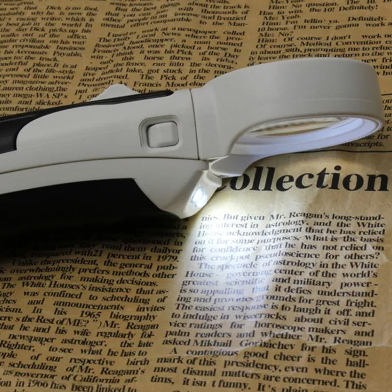 Glevato | 20X Optical Magnifying Glass with LED Light